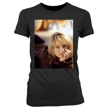 Helen Hunt Women's Junior Cut Crewneck T-Shirt