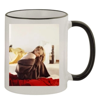 Helen Hunt 11oz Colored Rim & Handle Mug