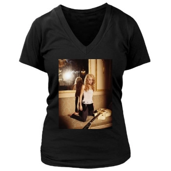 Shakira Women's Deep V-Neck TShirt