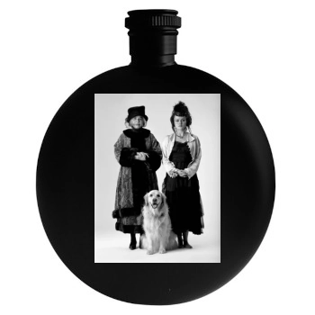 Helena Bonham Carter Round Flask