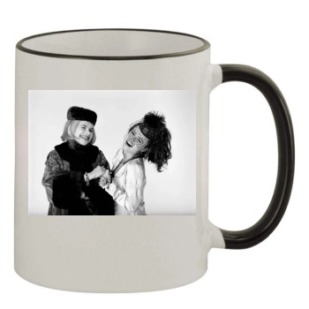 Helena Bonham Carter 11oz Colored Rim & Handle Mug