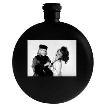 Helena Bonham Carter Round Flask