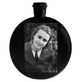 Helena Bonham Carter Round Flask