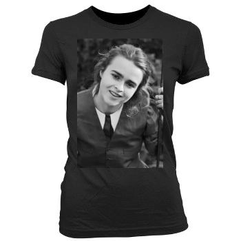 Helena Bonham Carter Women's Junior Cut Crewneck T-Shirt