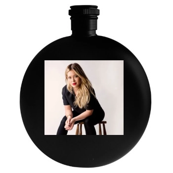 Hilary Duff Round Flask