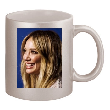 Hilary Duff 11oz Metallic Silver Mug