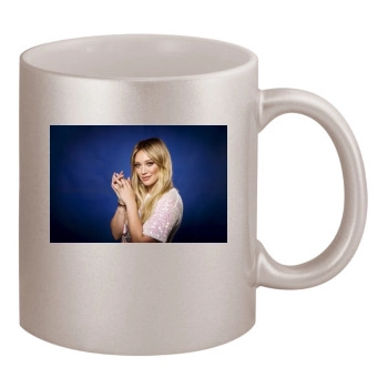 Hilary Duff 11oz Metallic Silver Mug