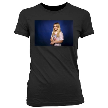 Hilary Duff Women's Junior Cut Crewneck T-Shirt