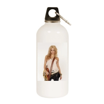 Shakira White Water Bottle With Carabiner