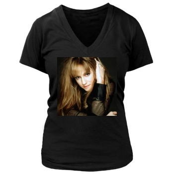 Holly Hunter Women's Deep V-Neck TShirt