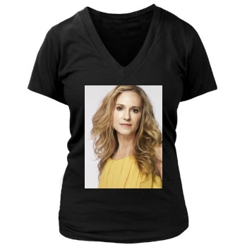 Holly Hunter Women's Deep V-Neck TShirt