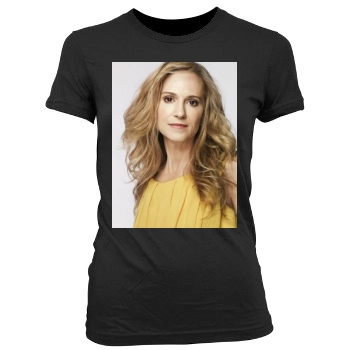 Holly Hunter Women's Junior Cut Crewneck T-Shirt