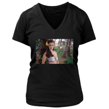 Hunter Tylo Women's Deep V-Neck TShirt