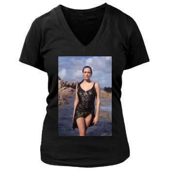 Hunter Tylo Women's Deep V-Neck TShirt