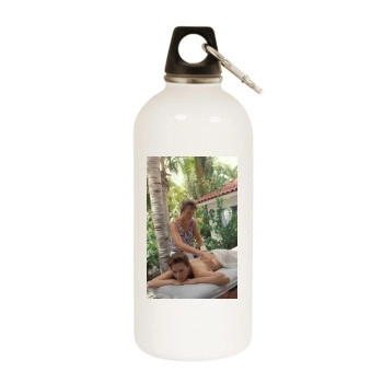 Hunter Tylo White Water Bottle With Carabiner