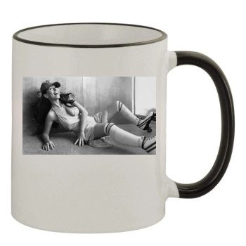 Shania Twain 11oz Colored Rim & Handle Mug