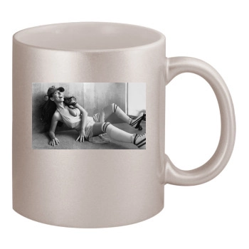 Shania Twain 11oz Metallic Silver Mug