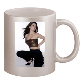 Shania Twain 11oz Metallic Silver Mug