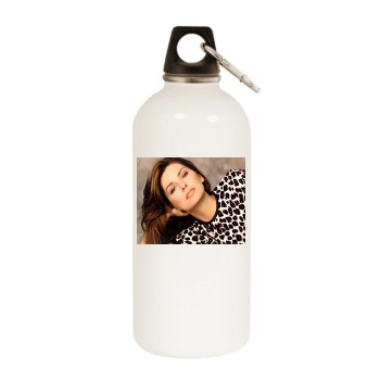 Shania Twain White Water Bottle With Carabiner