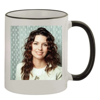 Shania Twain 11oz Colored Rim & Handle Mug