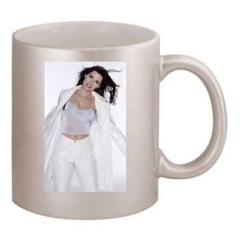 Shania Twain 11oz Metallic Silver Mug