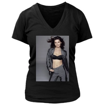 Shania Twain Women's Deep V-Neck TShirt