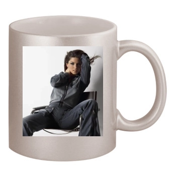 Shania Twain 11oz Metallic Silver Mug