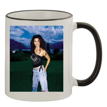 Shania Twain 11oz Colored Rim & Handle Mug