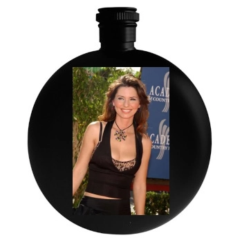 Shania Twain Round Flask