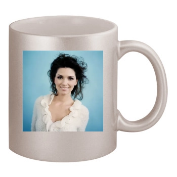 Shania Twain 11oz Metallic Silver Mug