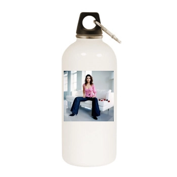 Shania Twain White Water Bottle With Carabiner