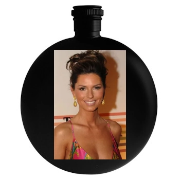 Shania Twain Round Flask