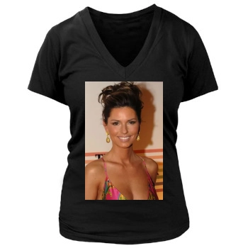 Shania Twain Women's Deep V-Neck TShirt