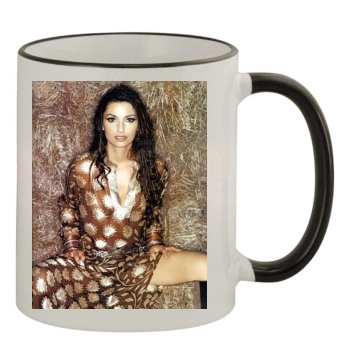 Shania Twain 11oz Colored Rim & Handle Mug