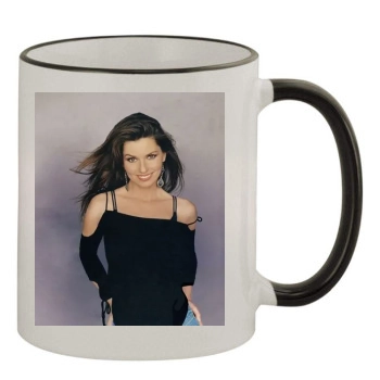 Shania Twain 11oz Colored Rim & Handle Mug