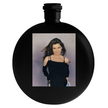 Shania Twain Round Flask