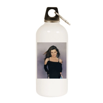 Shania Twain White Water Bottle With Carabiner