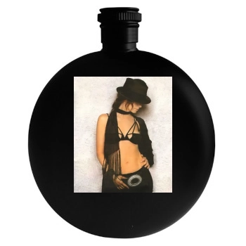 Shania Twain Round Flask