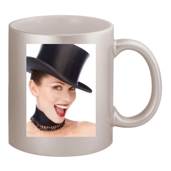 Shania Twain 11oz Metallic Silver Mug