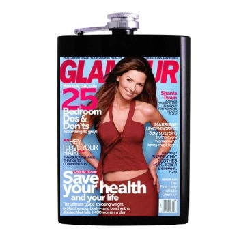 Shania Twain Hip Flask