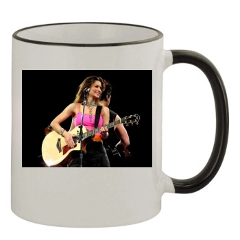 Shania Twain 11oz Colored Rim & Handle Mug