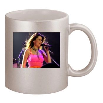 Shania Twain 11oz Metallic Silver Mug