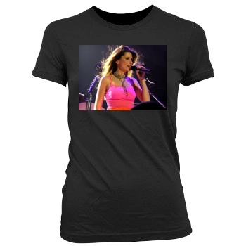 Shania Twain Women's Junior Cut Crewneck T-Shirt