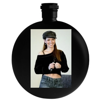 Shania Twain Round Flask