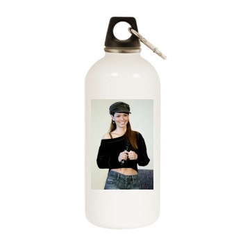 Shania Twain White Water Bottle With Carabiner