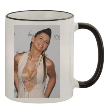 Shania Twain 11oz Colored Rim & Handle Mug