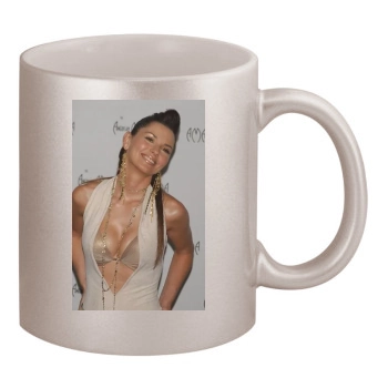 Shania Twain 11oz Metallic Silver Mug