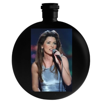 Shania Twain Round Flask