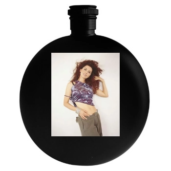 Shania Twain Round Flask