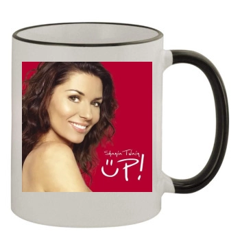 Shania Twain 11oz Colored Rim & Handle Mug